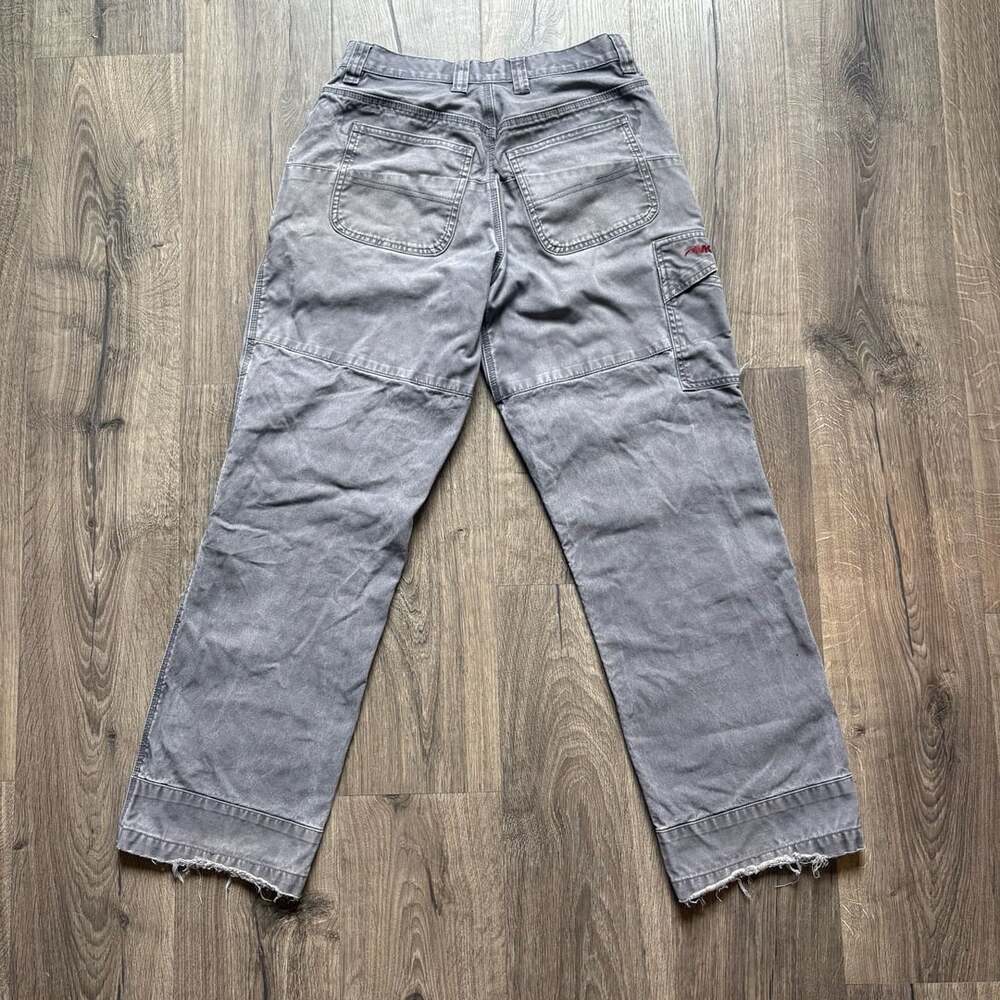 MK Faded Thrashed Gray Double Knee Pants - Picture 3 of 8
